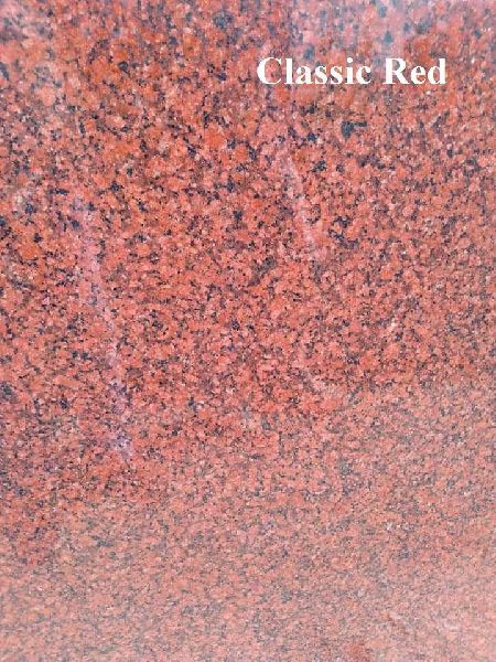 Classic Red Granite Slab