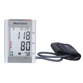 Smart Care digital blood pressure monitors, Color : White