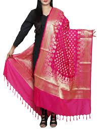 Embroidered Banarasi Georgette Dupatta, Occasion : Formal Wear