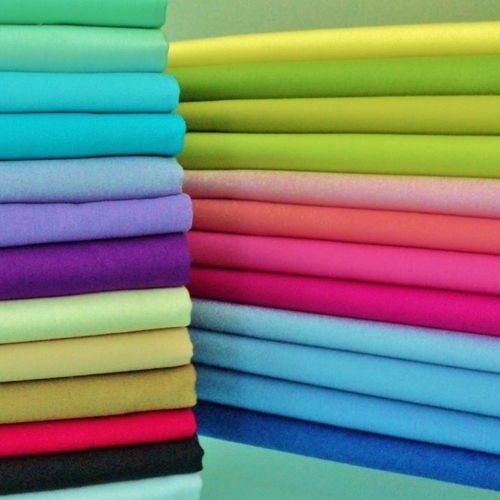 Dyed Cotton Fabric, For Making Garments, Technics : Machine Made