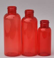 Plastic Red Pet Bottles, Capacity : 1L, 500ml