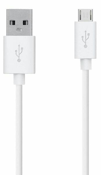 PVC Usb Cables 2 Amp, for Charging, Data Transfer, Color : Black, White
