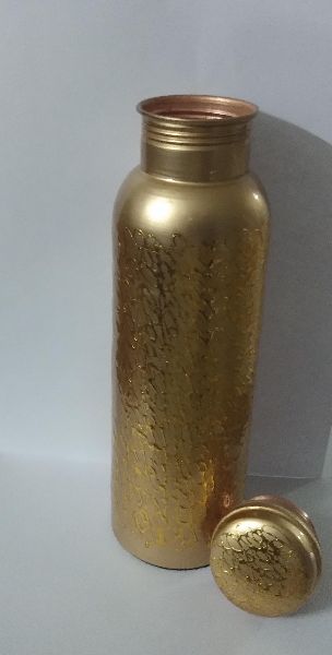 Copper bottle, for Water, Color : Black, Green, Red, White, Yellow