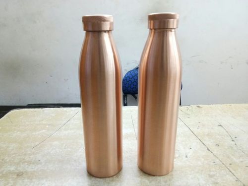 Printed Plain Copper Water Bottle, Packaging Type : Paper Box
