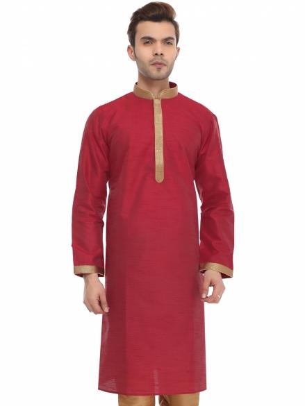 Kurta Pyjama Silk Party Wear Regular Fit