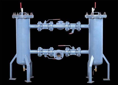 Polished Duplex Automatic Changeover Strainer, Certification : ISI Certified