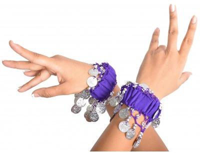 BRACELETS BANDS WITH SILVER COINS