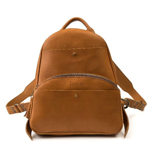 leather backpack