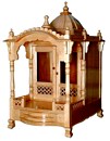 Polished Plain wooden temple, Feature : High Strength
