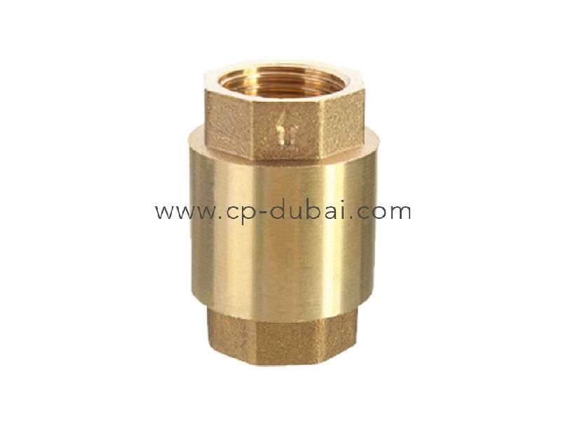 brass vertical check valve by Centre Point Hydraulic, brass vertical