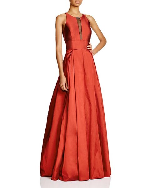 Illusion Neck Gown