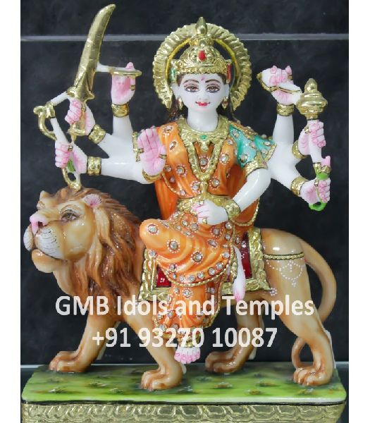 Marble Idol of Goddess Durga