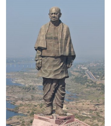 Black Marble Statue of Unity