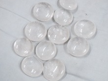 crystal quartz Palm Stone