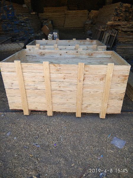 pine wood box with ispm15 certificate