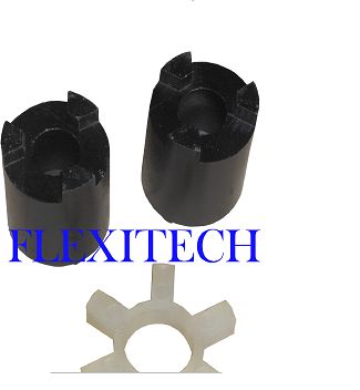 Spacer Jaw Coupling, for Industrial, Color : Black, White