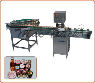 FULLY AUTOMATIC LUG CAPPING MACHINE.
