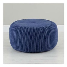 100% Cotton Knitted Poufs, for Home Textile, Pillow, Pattern : hand made