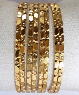 Meenakari Gold Plated Bangles