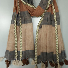 Yarn Dyed scarf, Style : Twill