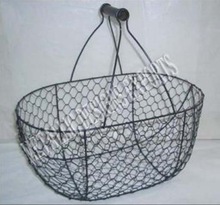 Metal Storage and Shopping Basket