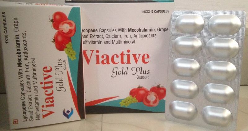 Viactive Gold Plus Capsule, for Clinical, Hospital