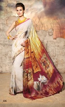 Printed Georgette Saree