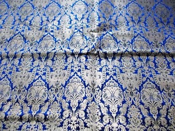 Banarasi Yarn Dyed Indian Brocade fabric, Width : 43/44