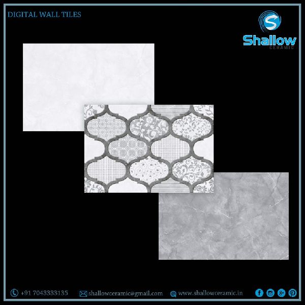 SHALLOW Decorative Ceramic Wall Tiles, Tile Type : Digital