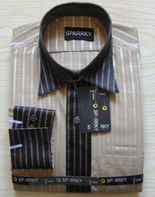 100% Cotton Stripes mens shirts, Technics : Printed