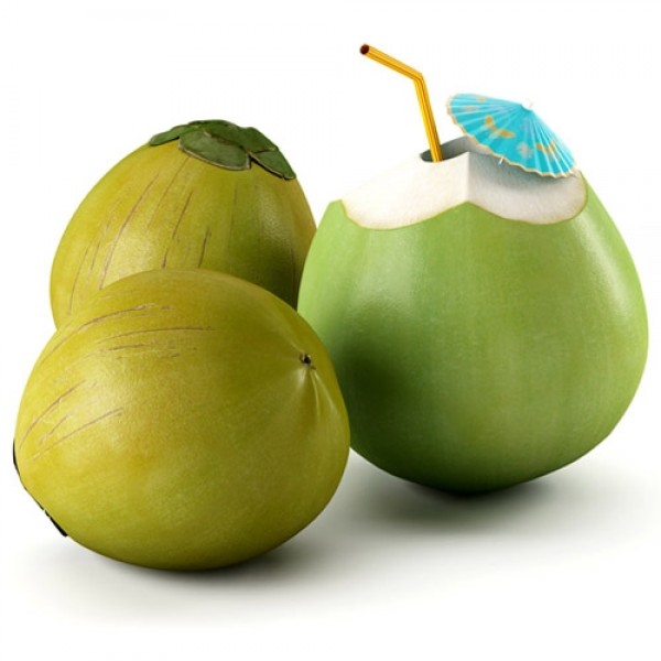Organic Natural Tender Coconut, for Highly Nutritious Fat Free, Color : Green