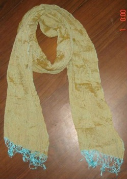 Fashion scarves 100% Silk, Color : Pista, Pista