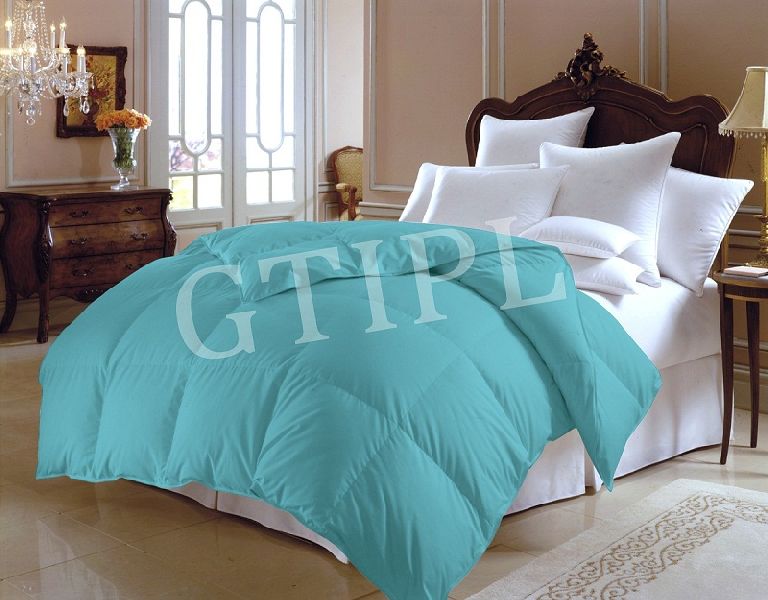 Plain Cotton bed comforter, Size : Standard