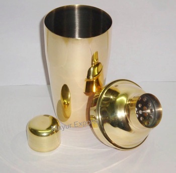 Metal Gold Plated Cocktail Shaker, Feature : Eco-Friendly