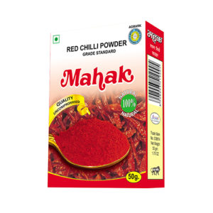Mahak Organic red chilli powder, Packaging Type : Paper Packet
