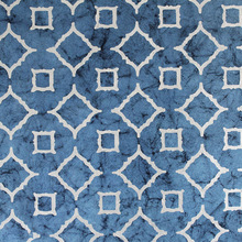 Metallic silver print blue batik paper, Feature : Anti-Rust