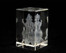 Crystal Ganesha Lotus