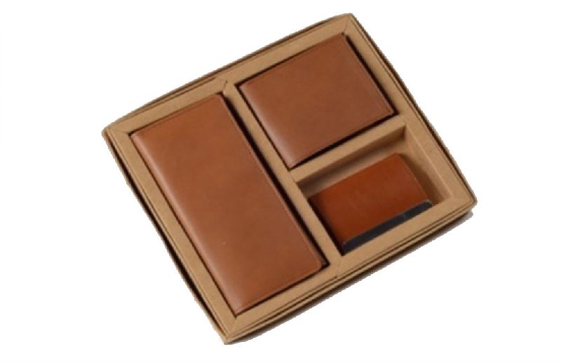 X701 Genuine leather gift set of three