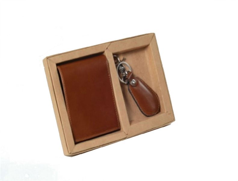 X707 Genuine leather gift set of two