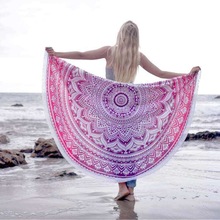 Printed 100% Cotton Cherry Blossom Roundie Towel, Feature : Quick-Dry