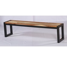 Wood Metal garden bench, for Industrial Furniture, Size : Customized
