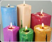 Designer Color Candles