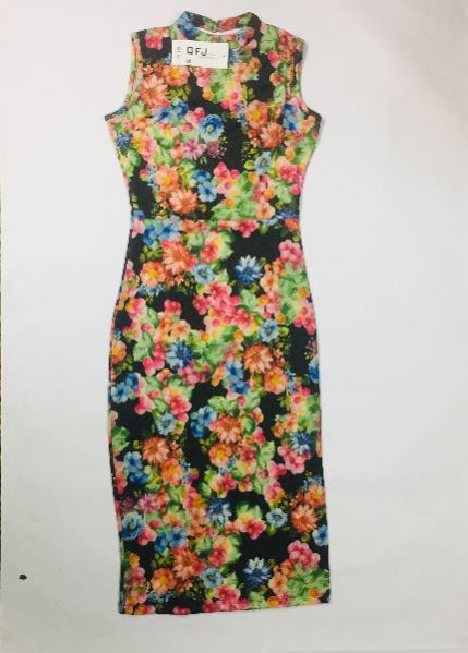 Printed One Piece Short Dresses, Size : L, M