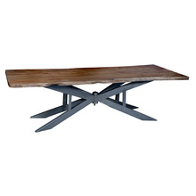 Iron Wooden Dinning Table