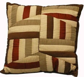 Arigato Obligado 100% Cotton Quilted Cushion Covers, Size : 18' * 18'