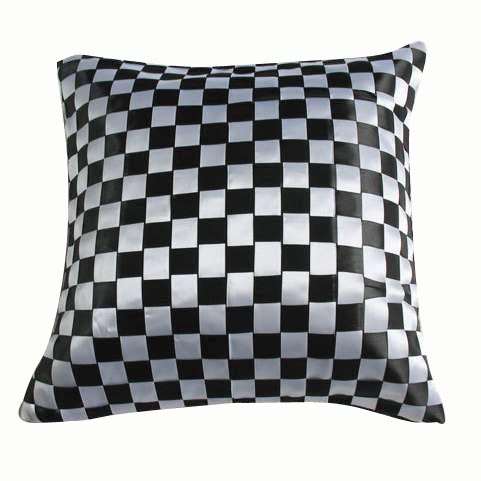 Arigato obligado Square ribbon check cushion covers, for Seat, Decorative, Chair, Style : Plain