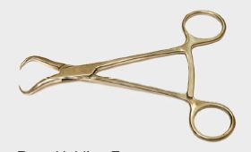 Stainless Steel Bone Holding Forceps, for Clinical, Hospital, Feature : Anti Bacterial, Foldable