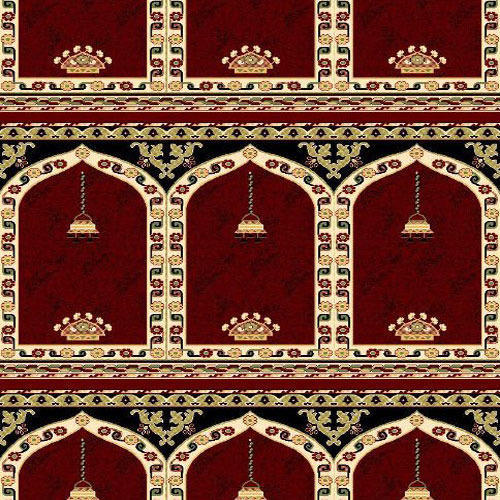 Printed Cotton Mosque Carpets, Color : Multicolor
