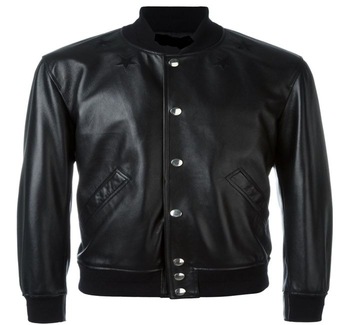 Shining leather bomber jacket Manufacturer in Chennai Tamil Nadu India ...