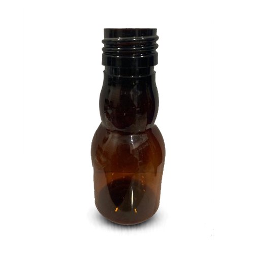 60 ML PET Pharmacy Amber Bottle, for Pharmaceutical, Color : Brown